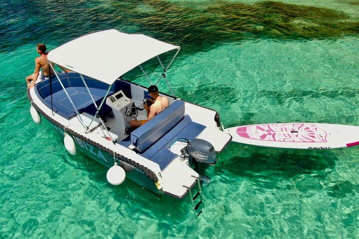 Boat Adventure without a License in San Antonio Ibiza