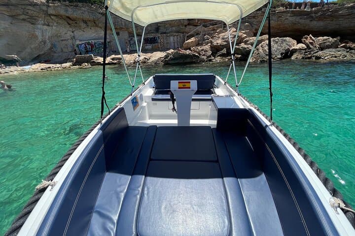 Boat Adventure without a License in San Antonio Ibiza