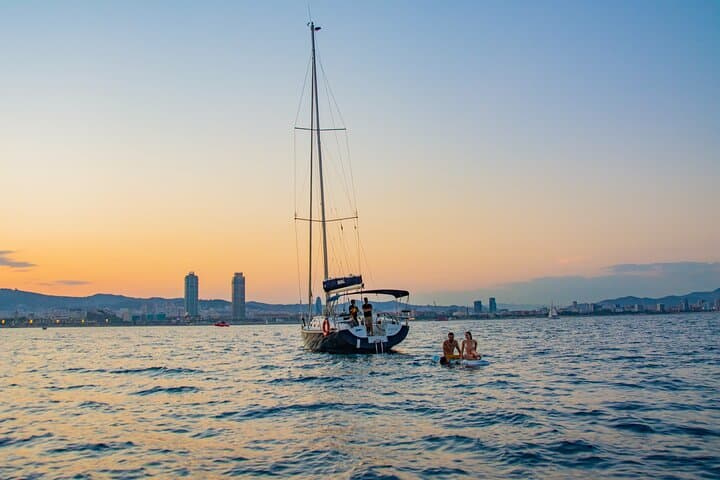 Private Naval Sailboat Tour in Barcelona up to 11 people