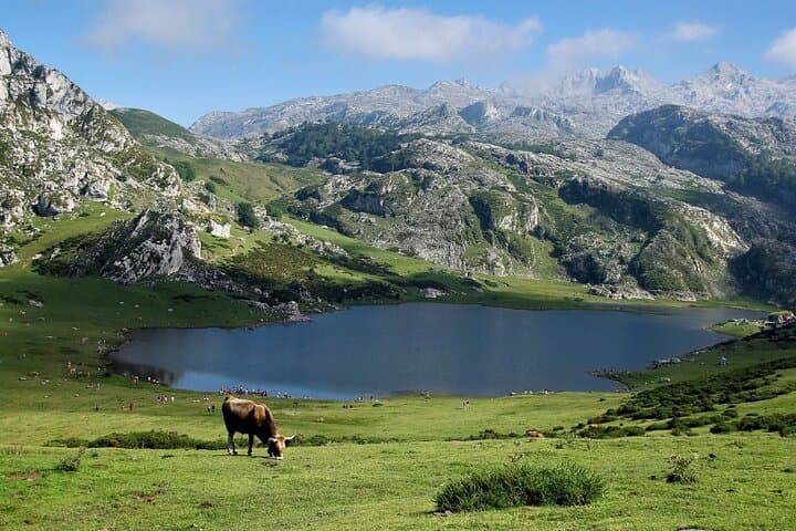 Lakes of Covadonga, Sanctuary and Cangas de Onís from Llanes