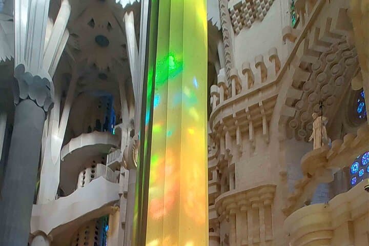 Lights and Shadows of the Sagrada Familia With Ticket And Guide