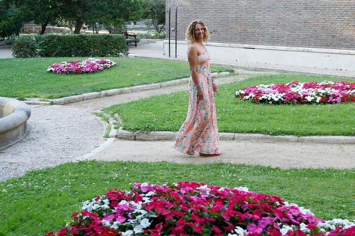 Alone and beautiful Mariola in the royal botanic garden