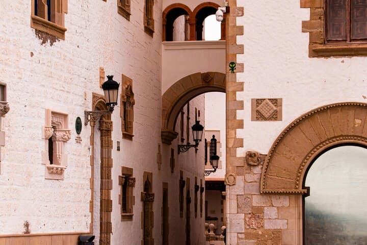 Cultural coastal trip with winery visit from Barcelona