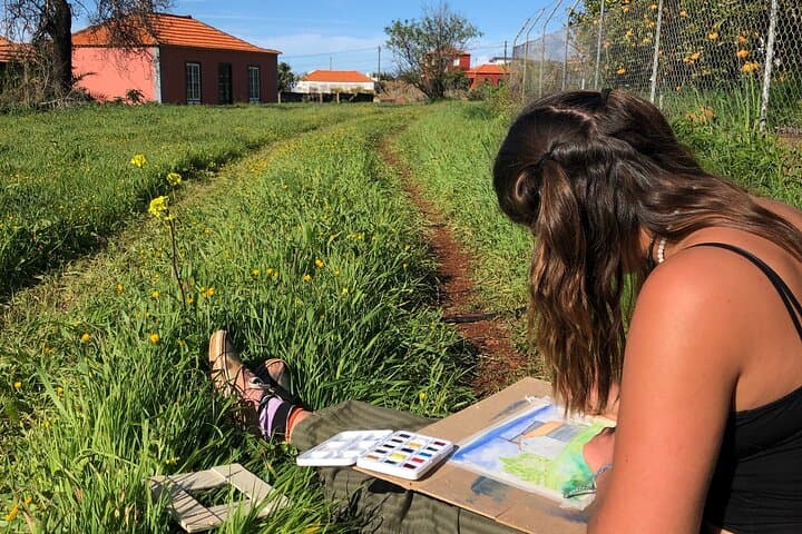 Making art in La Palma - Los Llanos