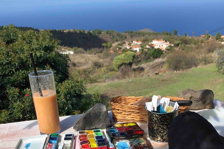 Making art in La Palma - Los Llanos