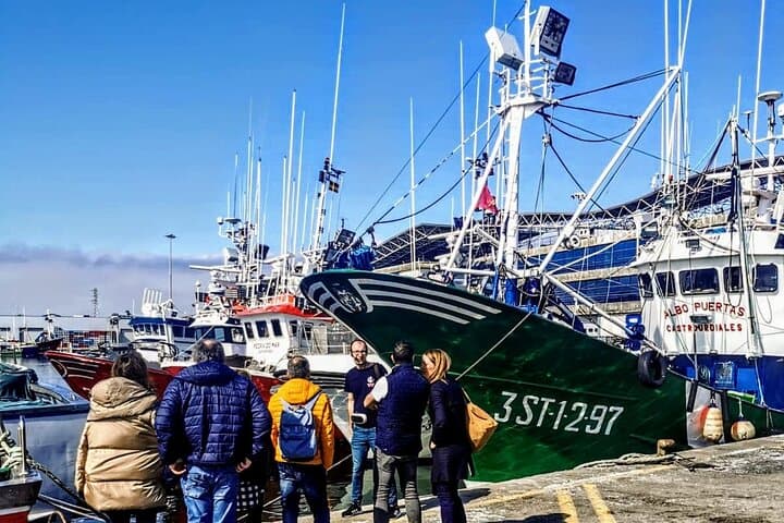 In the port of Santoña
