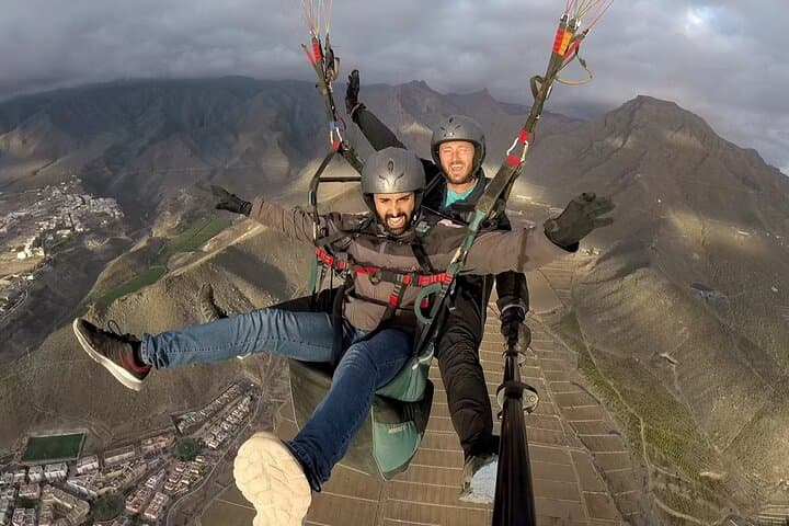 Tenerife Tandem Paragliding - free pickup service in Costa Adeje