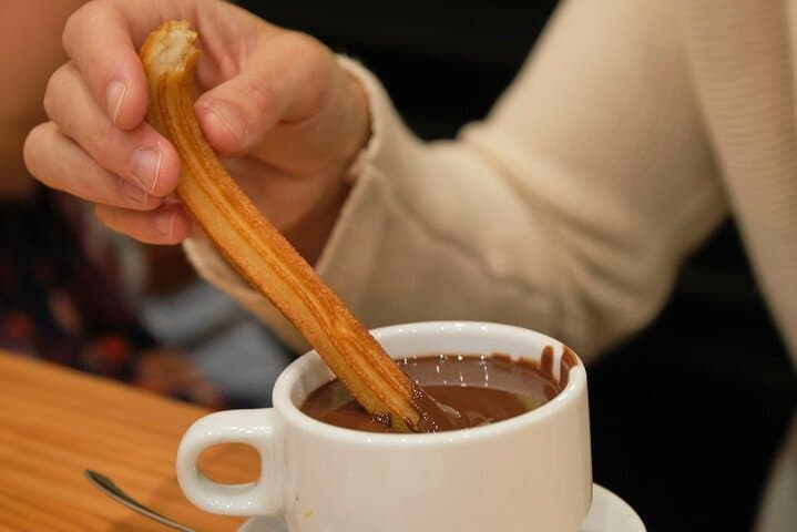 Kick off the morning with freshly fried churros and hot chocolate!