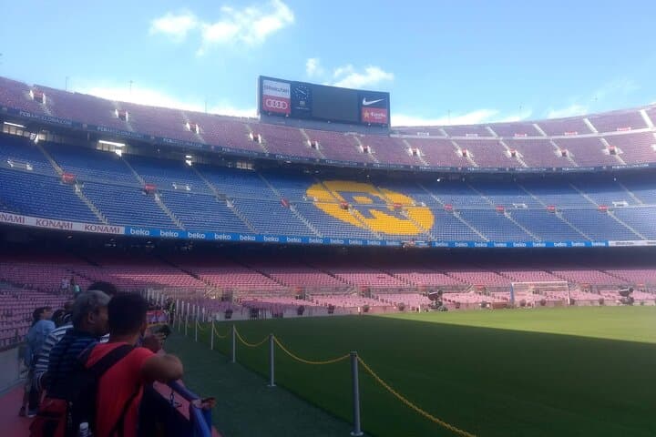 Immersive Camp Nou Stadium Tour: History and Emotion + Ebook