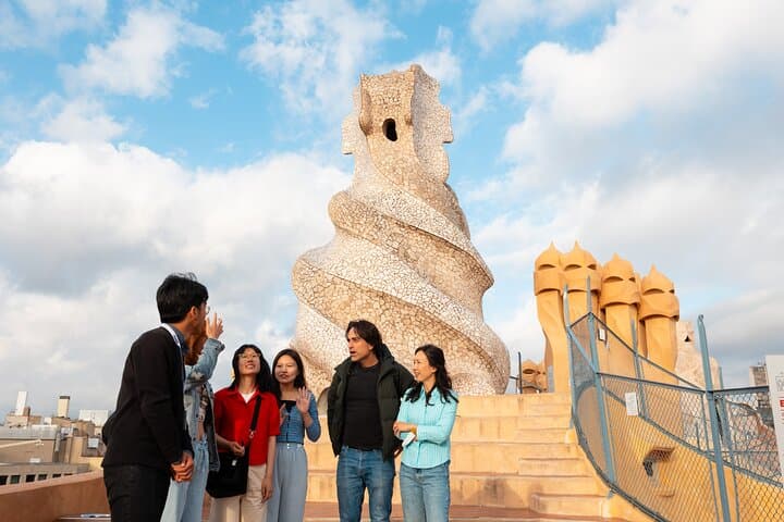 The rooftop of La Pedrera-Casa Mila