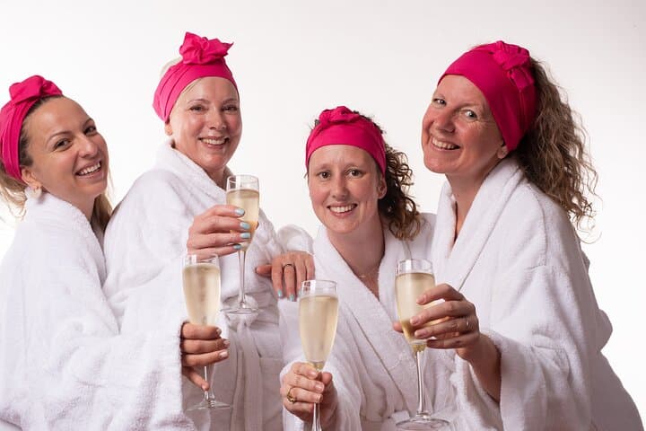 A choice of cava or white / red wine is available on booking.