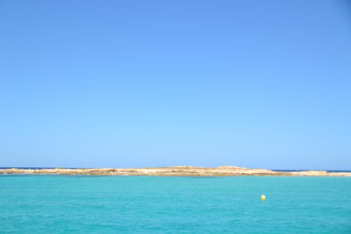 Sailing in Formentera, virgin and natural beaches
