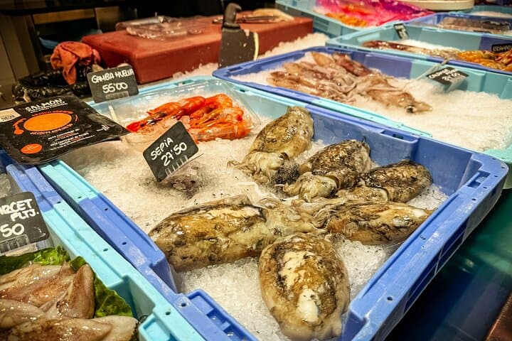 Seafood Paella Maestro Market Tour & Sangria & Tapas