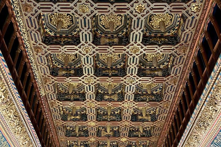 Ceilings of the throne room of the Catholic kings.