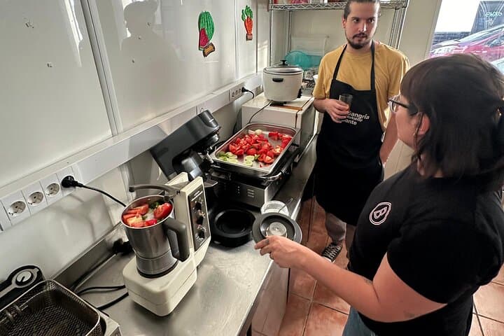 Evening Spanish Tapas Cooking Class with Live Guitar Music