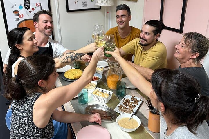 Evening Spanish Tapas Cooking Class with Live Guitar Music