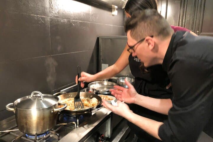 Interactive Paella & Sangria Cooking Class in Barcelona with Josh