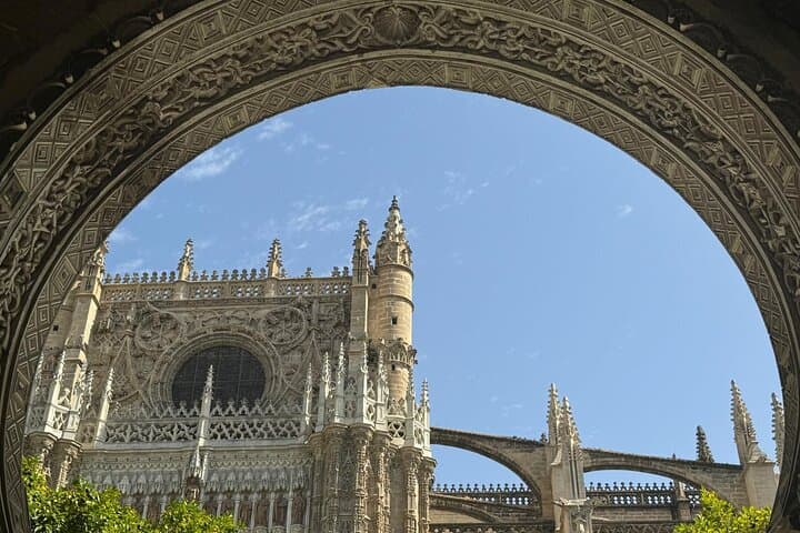 Cathedral Tour of Seville Giralda and Barrio Santa Cruz All in One
