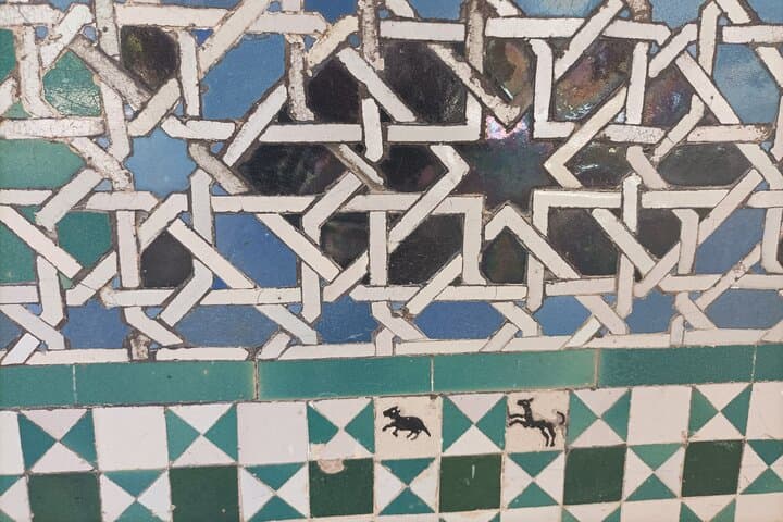 Detail of Andalusian tiling