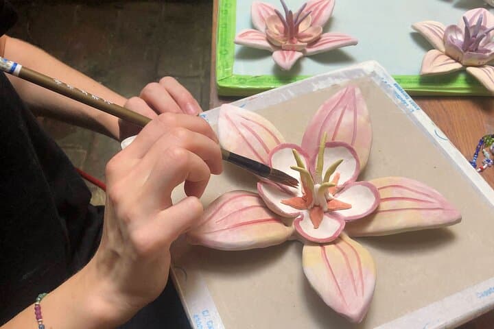 Ceramic Flower Painting