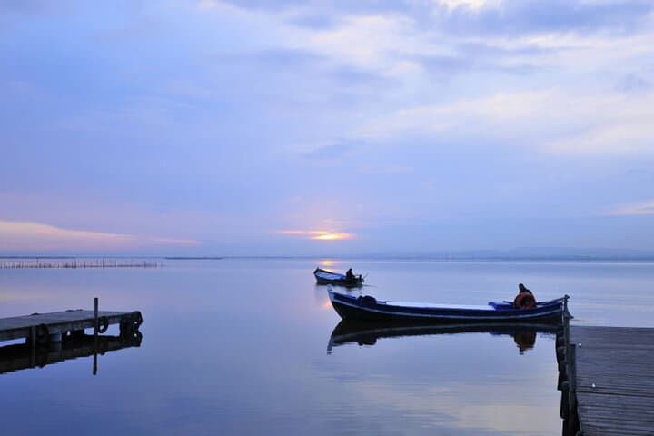From Valencia: Albufera Boat Ride, Sunset & Paella Included