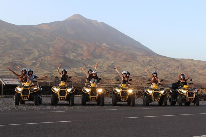 sunset quad bike tour at Tenerife volcano or day trip