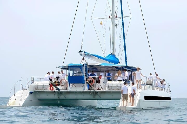 Catamaran for events in Barcelona