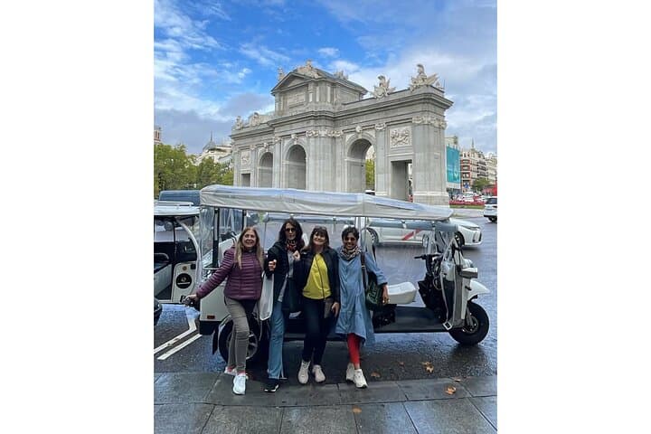 "An unforgettable experience! Touring Madrid by tuk-tuk was the best decision. Our guide was friendly, fun and knowledgeable about the history of the city. We saw amazing places and learned a lot