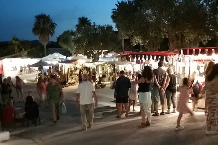 Ibiza Sunset Tour to the Hippie Market Las Dalias by Bus