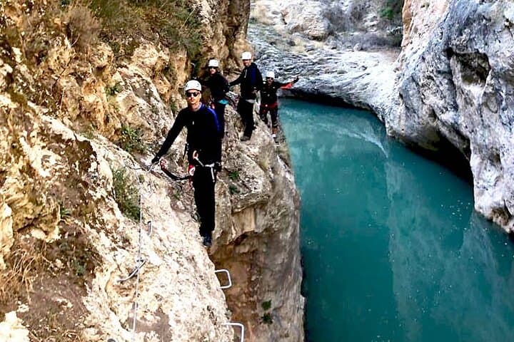 Via Ferrata Adventure in Madrid with Transport