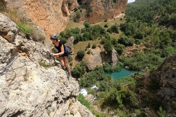 Via Ferrata Adventure in Madrid with Transport