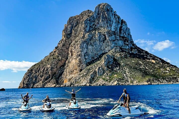 Discover Es Vedra on Jet Ski