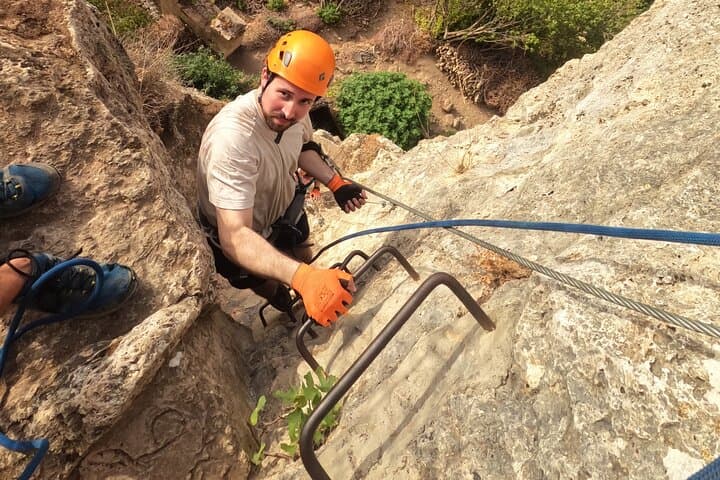 From Ronda : Guided Tour of Via Ferrata in the Tagus of Ronda