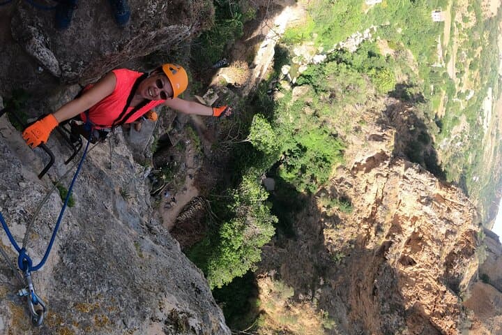 From Ronda : Guided Tour of Via Ferrata in the Tagus of Ronda