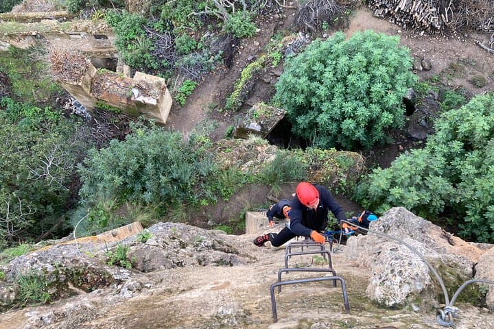 From Ronda : Guided Tour of Via Ferrata in the Tagus of Ronda