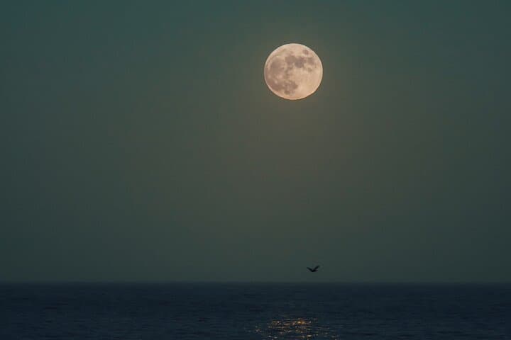 Full Moon during sailing