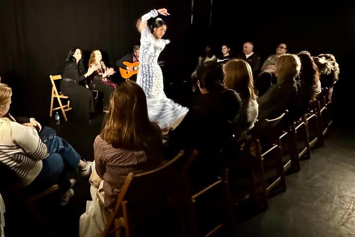 In an intimate space for only 20 lucky people who want to discover flamenco
