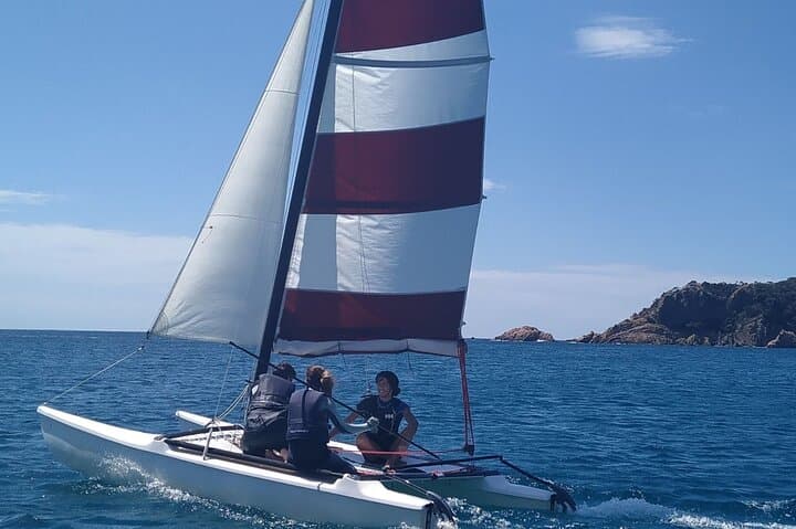 Catamaran course in hobie cat 15