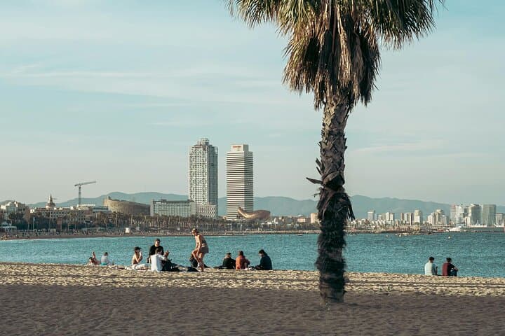 Sun Kissed Photoshoot at La Barceloneta Beach