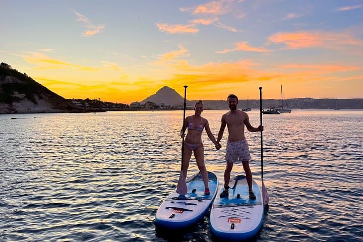 Sunset Paddle Board Experience in Jávea Spain