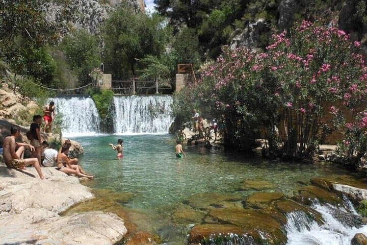 Algar Waterfalls from Alicante and Benidorm