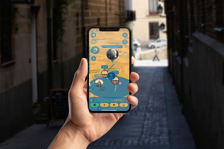 Madrid Golden Age GPS App Walking Tour Mobile Game
