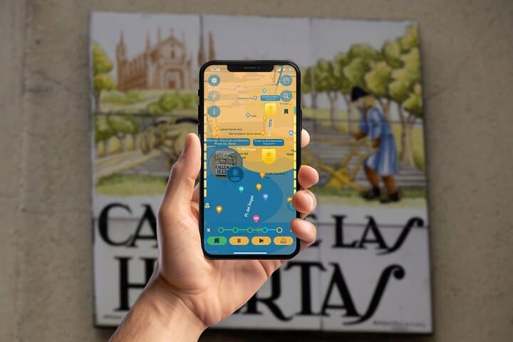 Madrid Golden Age GPS App Walking Tour Mobile Game