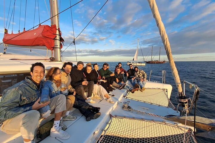 Barcelona Luxury Private Catamaran Sailing from Port Vell