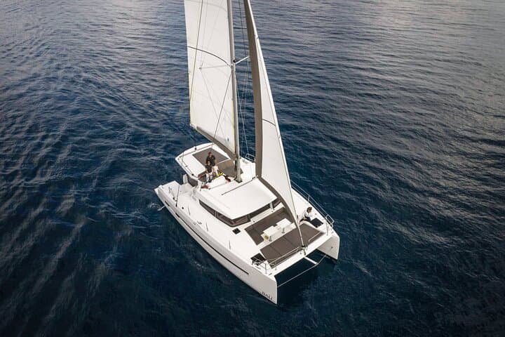 Barcelona Sunset Private Luxury Catamaran Sailing