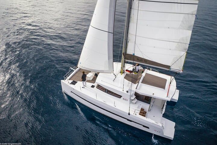 Barcelona Luxury Private Catamaran Sailing from Port Vell