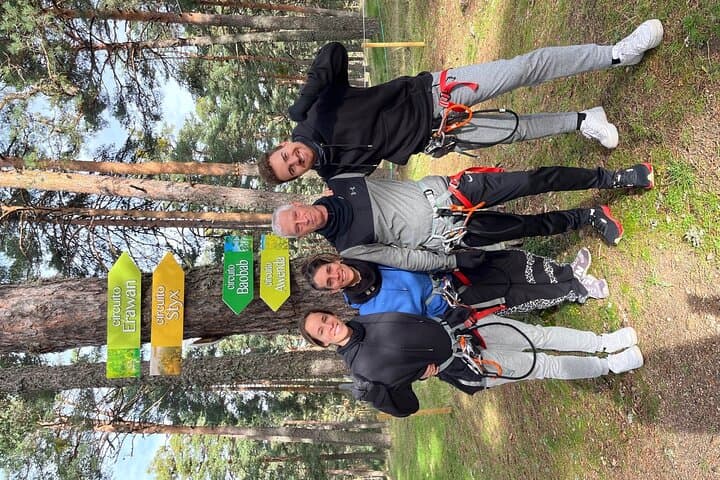 Experience of Ziplines in La Sierra de Guadarrama
