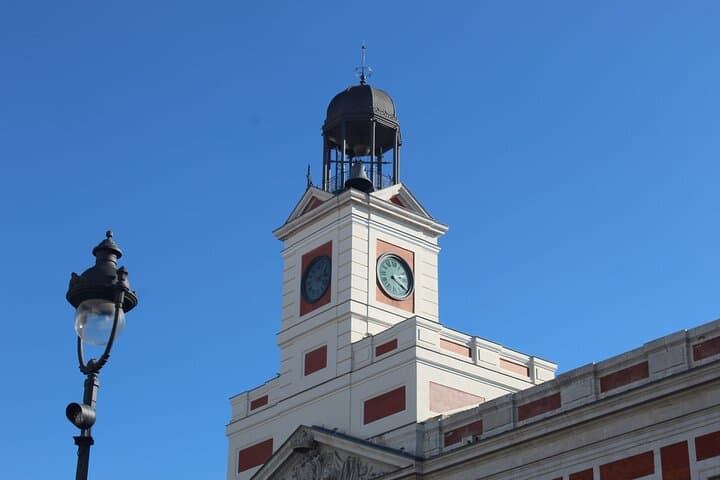 The clock tower of the Royal Post Office.
