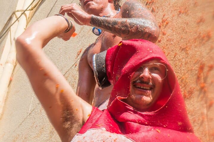 La Tomatina Day Trip from Barcelona with Ticket & Party Access