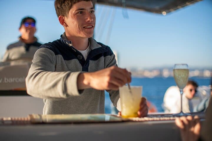 Afterwork on Catamaran with Live Music from Port Olimpic
